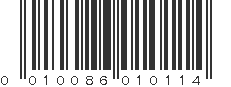 UPC 010086010114