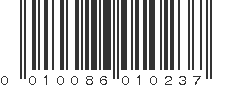 UPC 010086010237