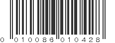 UPC 010086010428