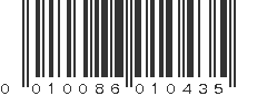 UPC 010086010435