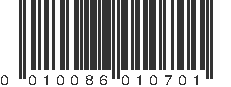 UPC 010086010701