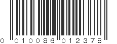 UPC 010086012378