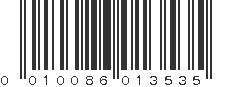 UPC 010086013535