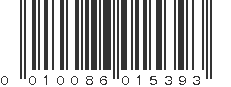 UPC 010086015393