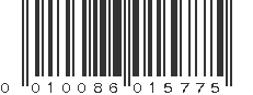 UPC 010086015775