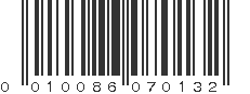 UPC 010086070132