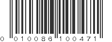 UPC 010086100471