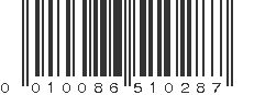 UPC 010086510287