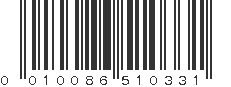 UPC 010086510331