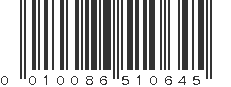 UPC 010086510645