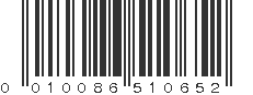 UPC 010086510652