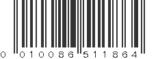 UPC 010086511864