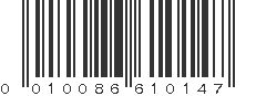 UPC 010086610147