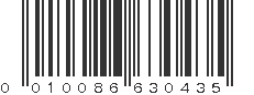 UPC 010086630435