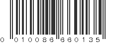 UPC 010086660135