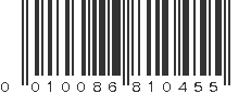 UPC 010086810455