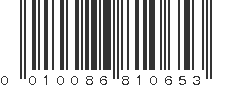 UPC 010086810653