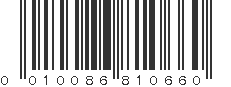 UPC 010086810660