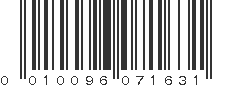 UPC 010096071631