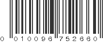 UPC 010096752660