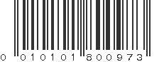 UPC 010101800973