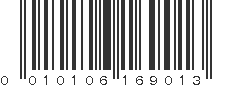 UPC 010106169013