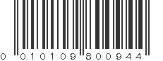 UPC 010109800944