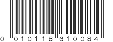 UPC 010118610084