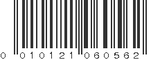 UPC 010121060562