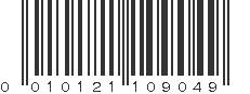 UPC 010121109049