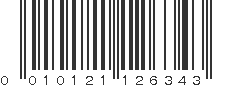 UPC 010121126343