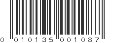 UPC 010135001087