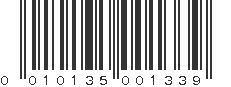 UPC 010135001339