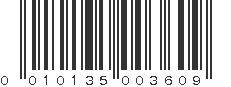 UPC 010135003609