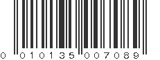 UPC 010135007089