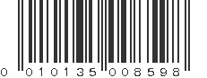 UPC 010135008598