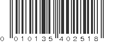 UPC 010135402518