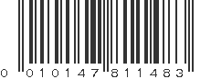 UPC 010147811483