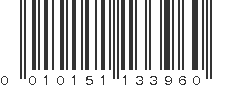 UPC 010151133960