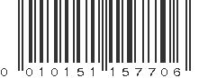 UPC 010151157706