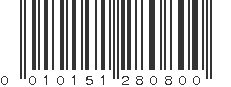 UPC 010151280800