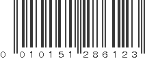 UPC 010151286123