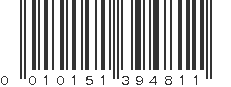 UPC 010151394811