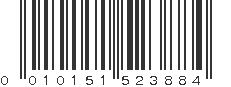 UPC 010151523884