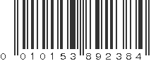 UPC 010153892384