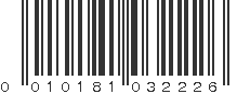 UPC 010181032226