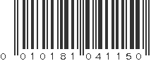 UPC 010181041150