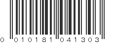 UPC 010181041303