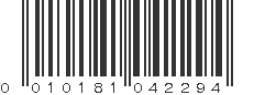 UPC 010181042294