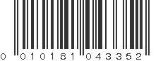 UPC 010181043352